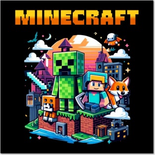 MINECRAFT T-shirt Posters and Art